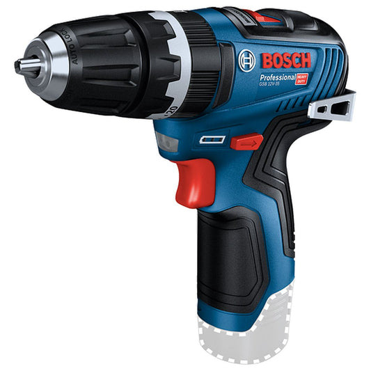 Bosch GSB 12V-35 Professional Brushless Combi Drill Body Only for Versatile Drilling Power 06019J9002