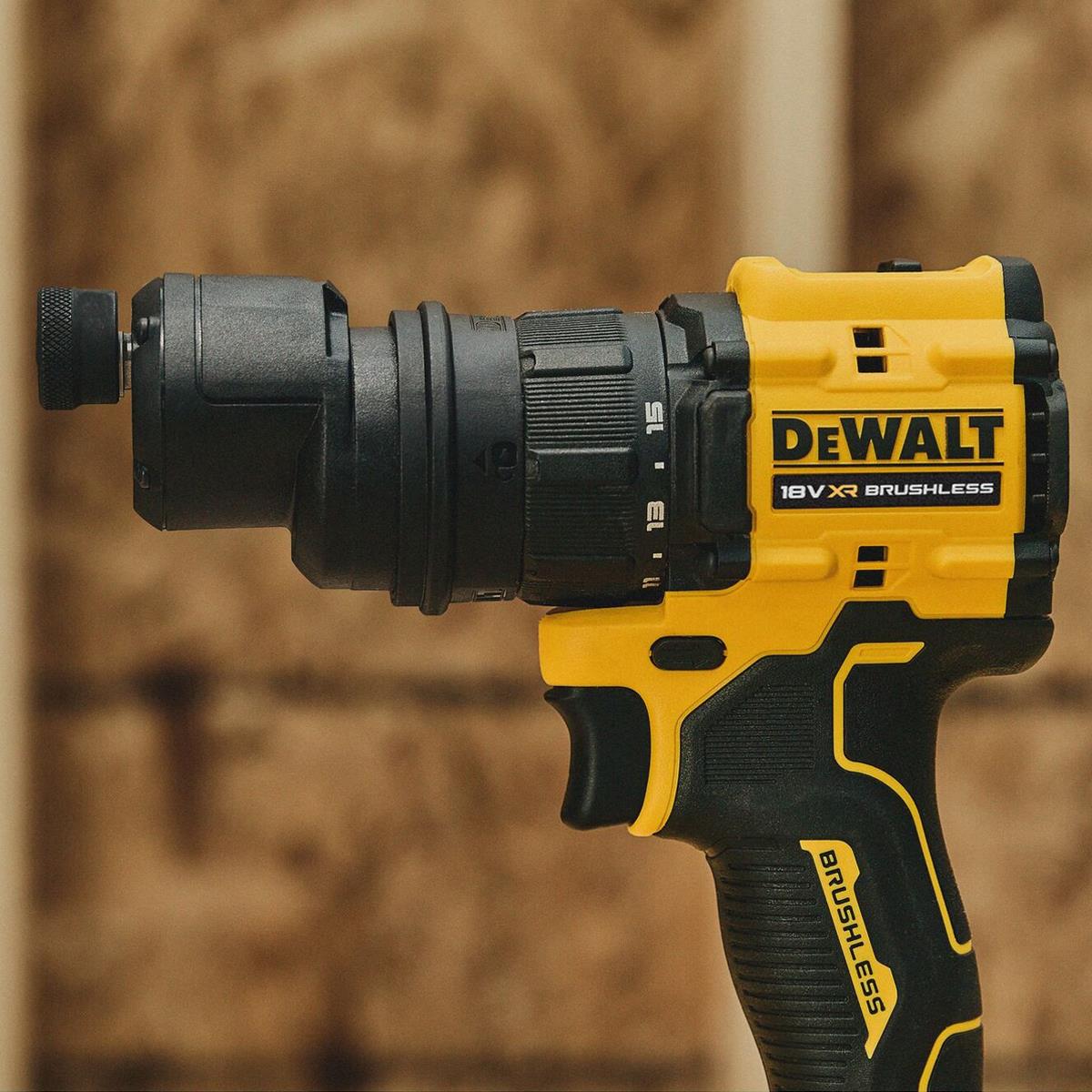 Dewalt DCD803NT-XJ 18V XR Brushless Multi-Head Drill Driver Body Only with Interchangeable Heads & Case