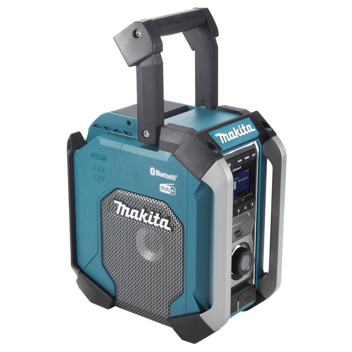 Makita MR007GZ 40V XGT DAB/DAB+ Job Site Radio With Bluetooth With 1 x 2.5Ah Battery & Charger