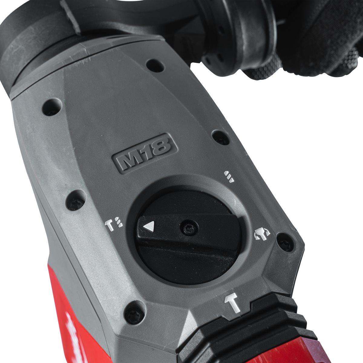 Milwaukee M18ONEFHPX-552X 18V Brushless SDS+ Hammer Drill with 2 x 5.5Ah Batteries, Charger & FIXTEC Chuck in Case 4933478497