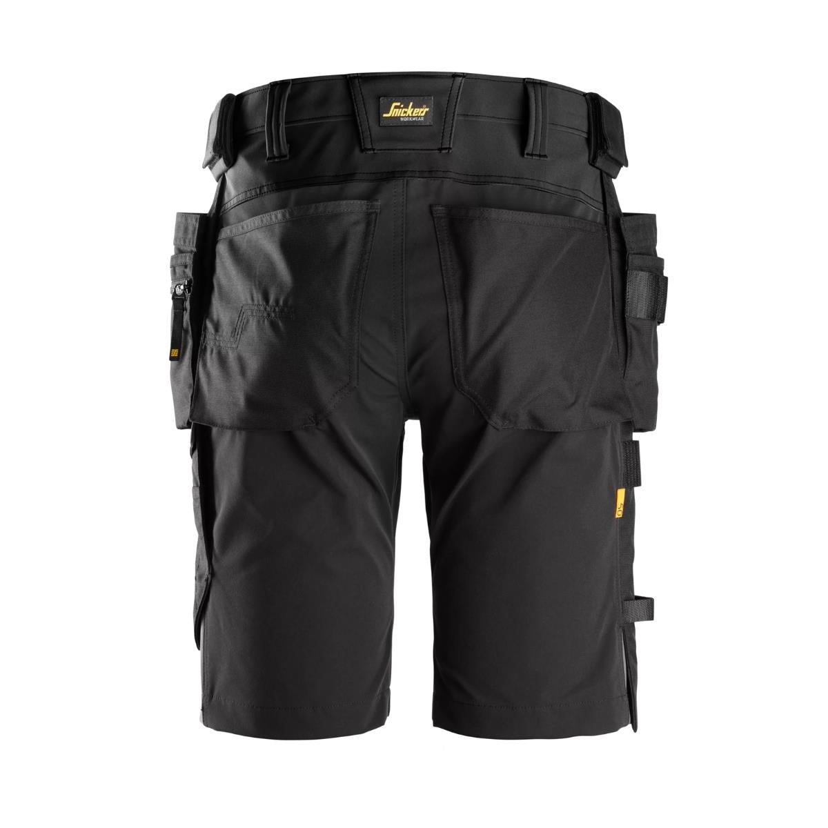 Snickers AllroundWork 4-Way Stretch Shorts with Holster Pockets Black - 36