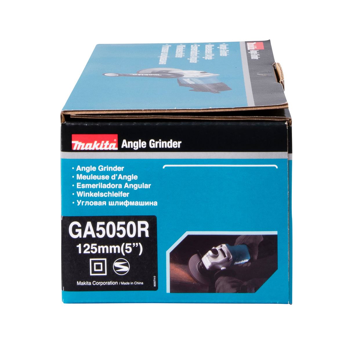 Makita GA5050R/1 125mm Corded Angle Grinder 110V Heavy-Duty Grinder for Precision Cutting & Grinding