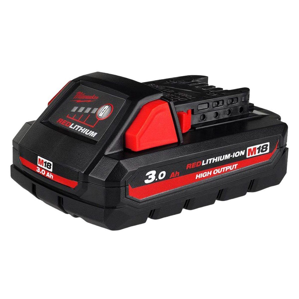 Milwaukee M18HB3 18V 3.0Ah RedLithium-Ion High Output Battery 4932471069 Item Condition Used