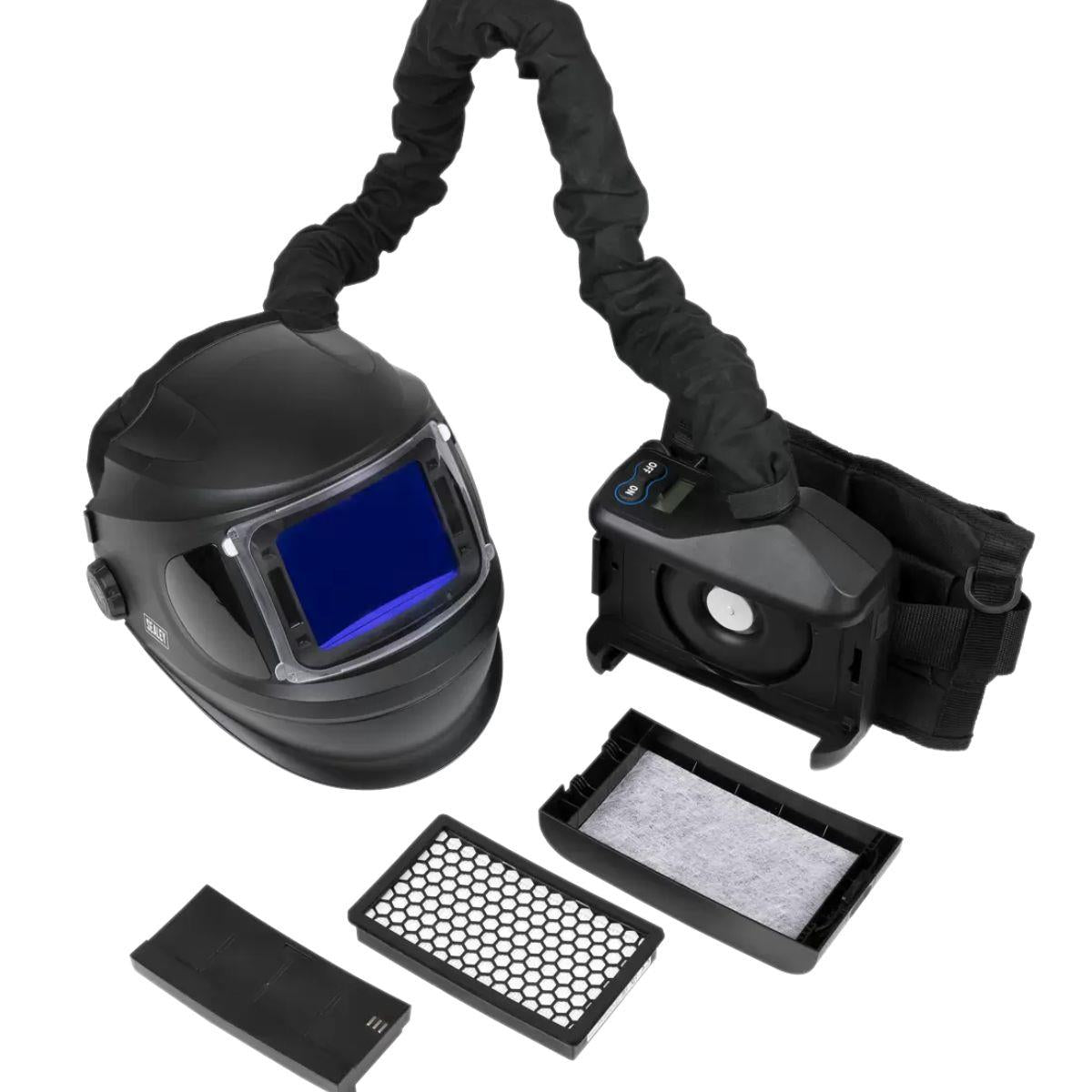 Sealey PWH618 Auto Darkening Welding Helmet with TH3 Powered Air Purifying Respirator