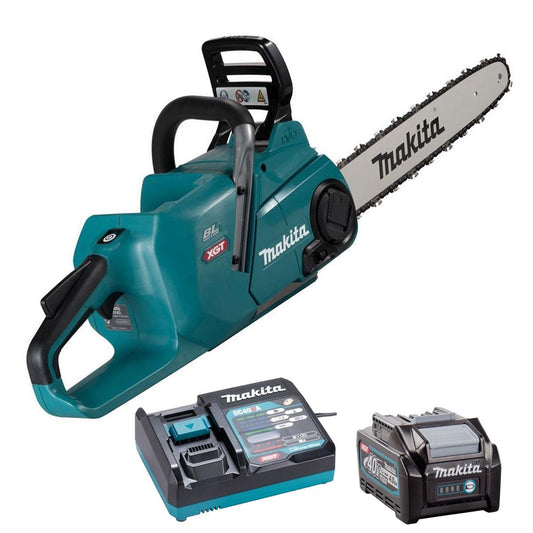 Makita UC016GZ 40V Max XGT 400mm/16" Brushless Chainsaw with 1 x 4.0Ah Battery & Charger