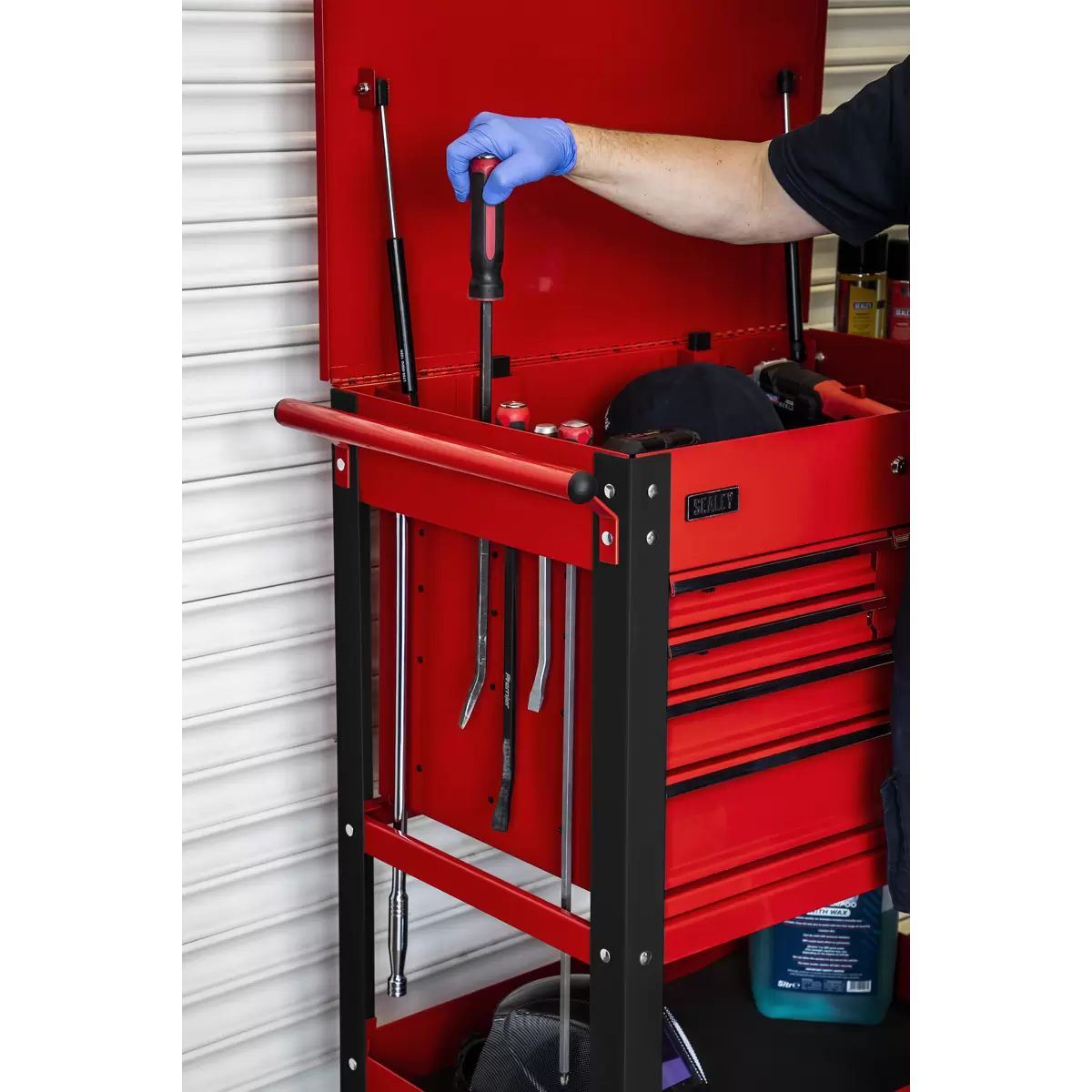 Sealey AP890M Mobile Tool & Parts Trolley with 5 Drawers