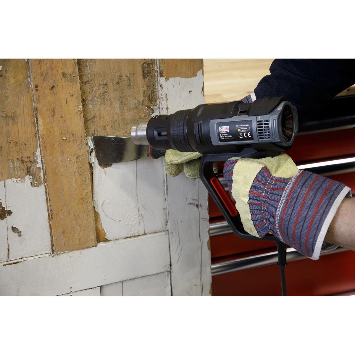 Sealey HS102 3-Speed Hot Air Gun 50-600°C 230V/2000W
