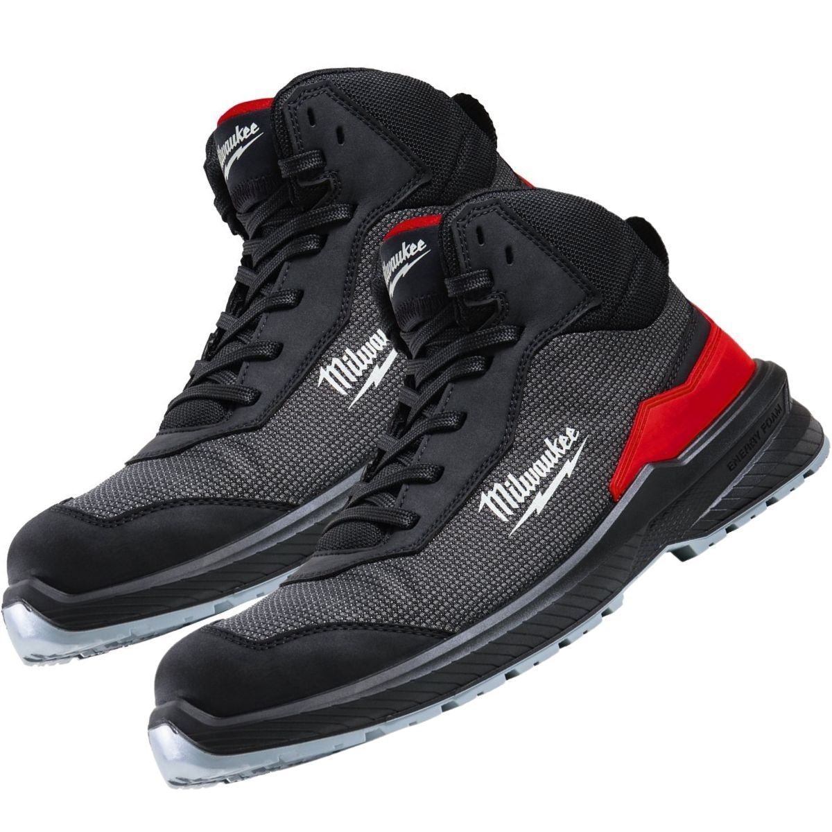 Milwaukee Flextred S1PS Safety Boots Black Size 8 - 4932493707