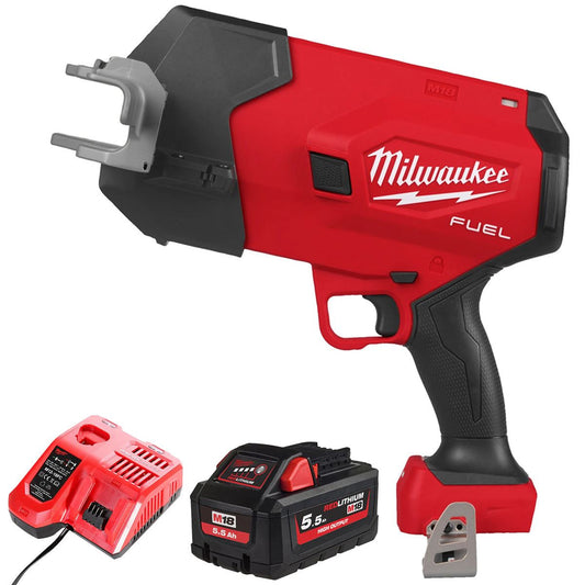 Milwaukee M18FPCS-0 18V M18 FUEL Brushless Steel Pipe Cutter with 1 x 5.5Ah Battery & Charger
