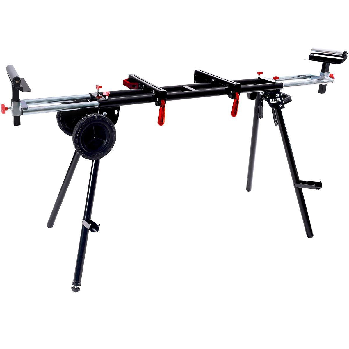 Excel Universal Mitre Saw Stand Folding & Adjustable Legs with Wheels Item Condition Damaged Box