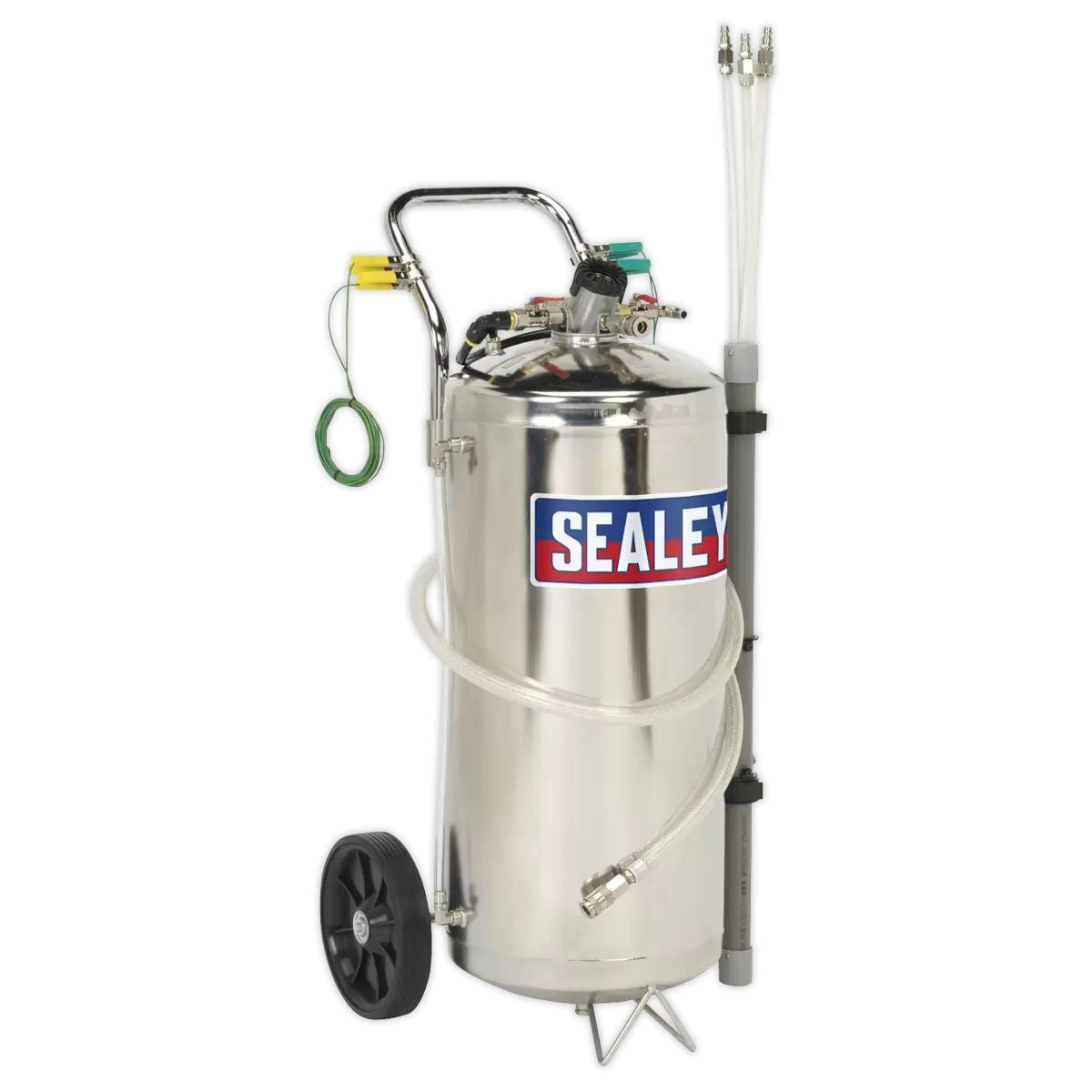 Sealey TP200S  Air Operated Fuel Drainer Stainless Steel 40Ltr