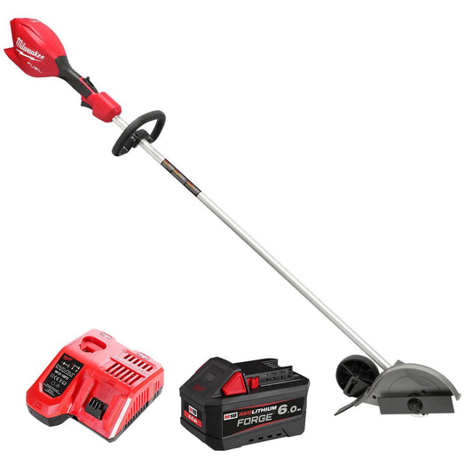 Milwaukee M18FEDG-0 18V FUEL Brushless Edger With 1 x 6.0Ah Battery & Charger