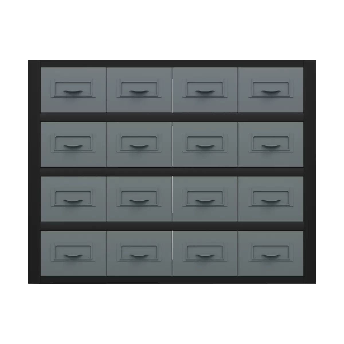 Sealey APMRM5 Modular Racking Mid Unit with 16 Small Drawers 580mm Storage for Organizing Tools