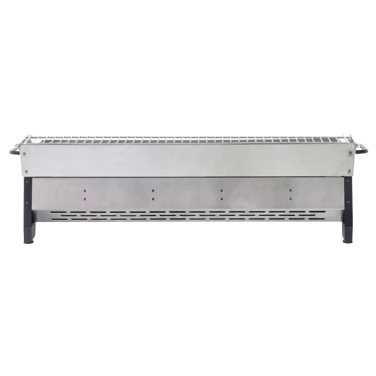 Sealey DG277 Dellonda 4 Burner Stainless Steel Portable Gas Plancha with Warming Rack 10kW