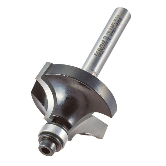 Trend TR32X1/4TC Guided Ovolo Over 9.5mm Radius