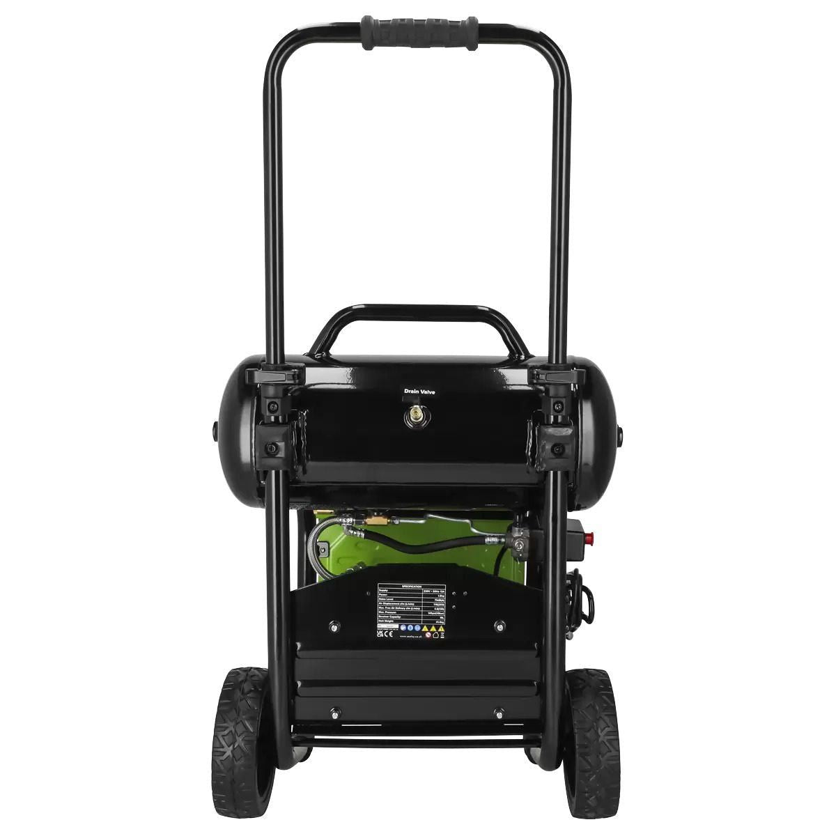 Sealey SAC1900 19L Oil-Free Air Compressor 1.5HP Direct Drive for Powerful, Quiet Performance