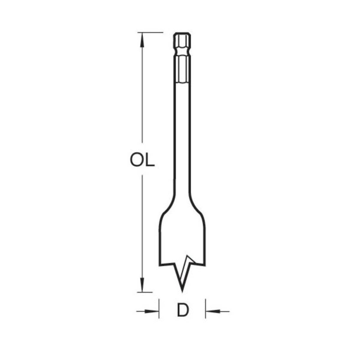Trend SNAP/FB/30 Snappy Flat Bit 30mm