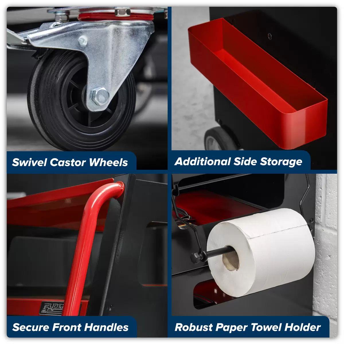 Sealey SDS1R Diagnostic Tablet & Trolley Red