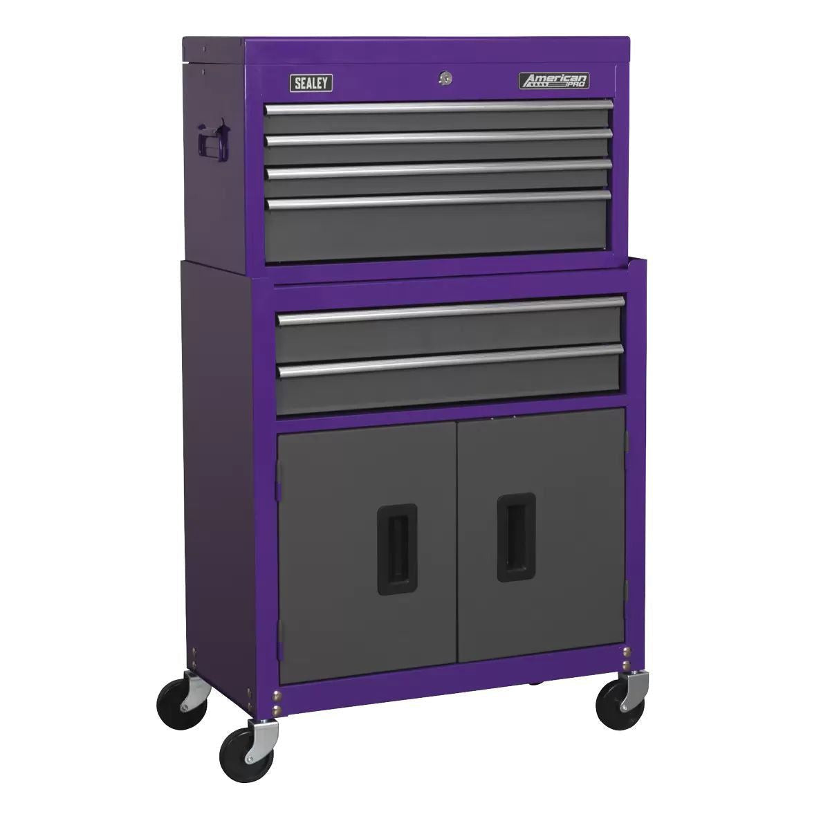 Sealey AP2200BBCP 6 Drawer Topchest & Rollcab with Ball-Bearing Slides