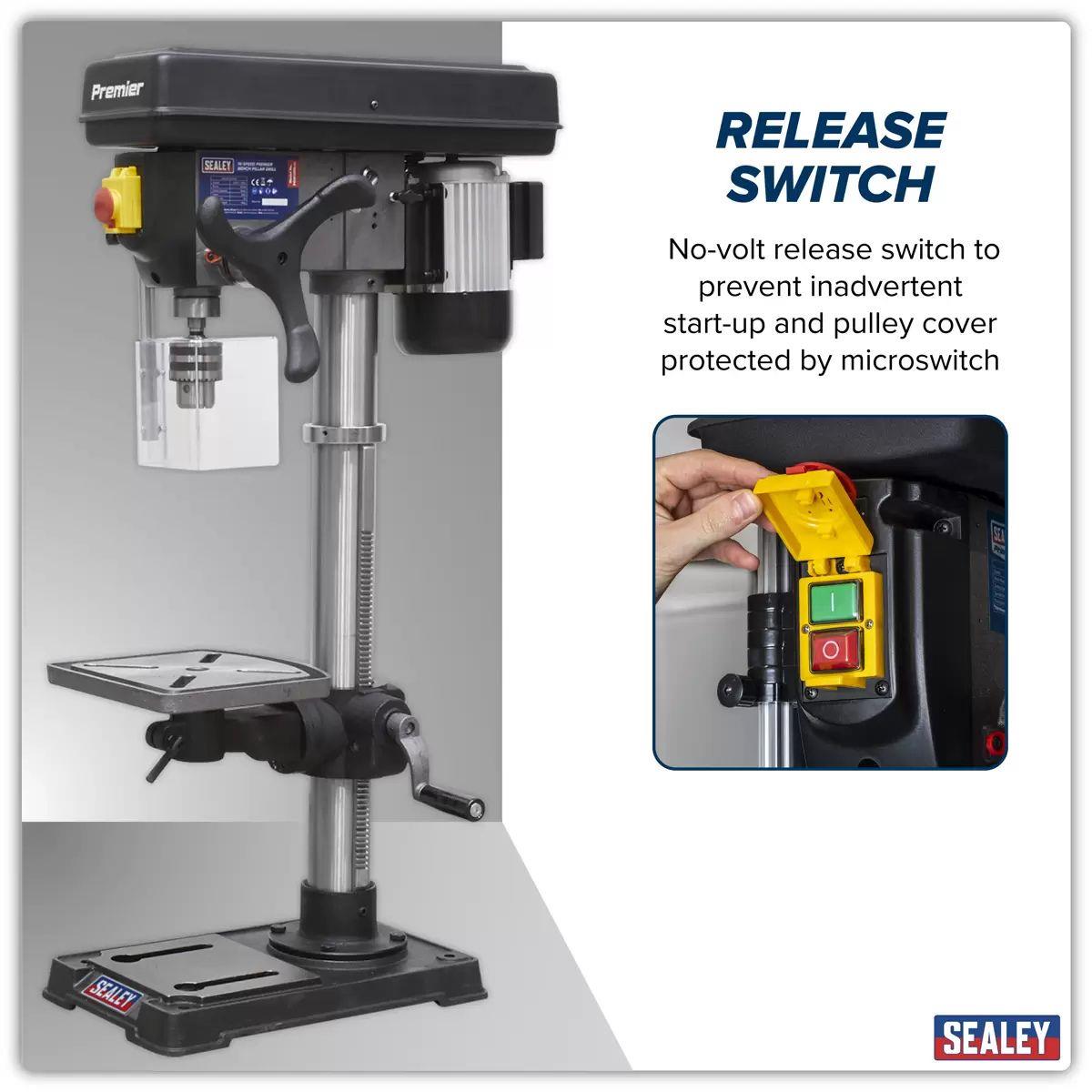 Sealey PDM125B Pillar Drill Bench 1050mm Height 230V