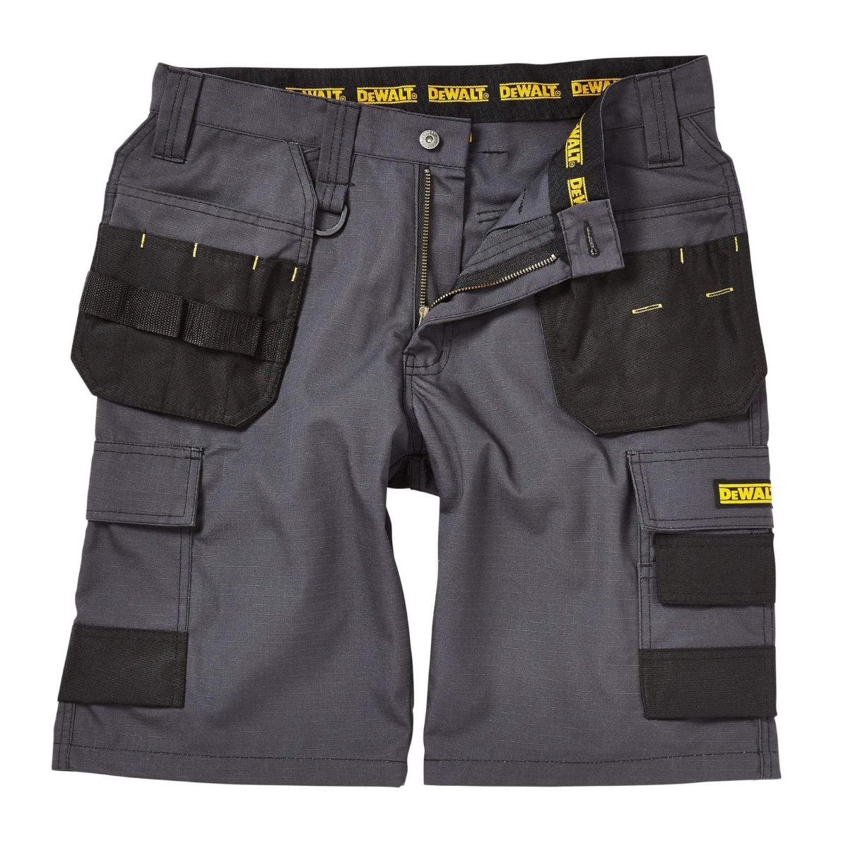Dewalt Cheverley Rip-Stop Lightweight Holster Pocket Shorts Grey - 32
