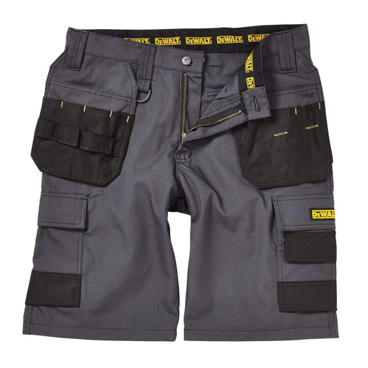 Dewalt Cheverley Rip-Stop Lightweight Holster Pocket Shorts Grey - 32" Waist
