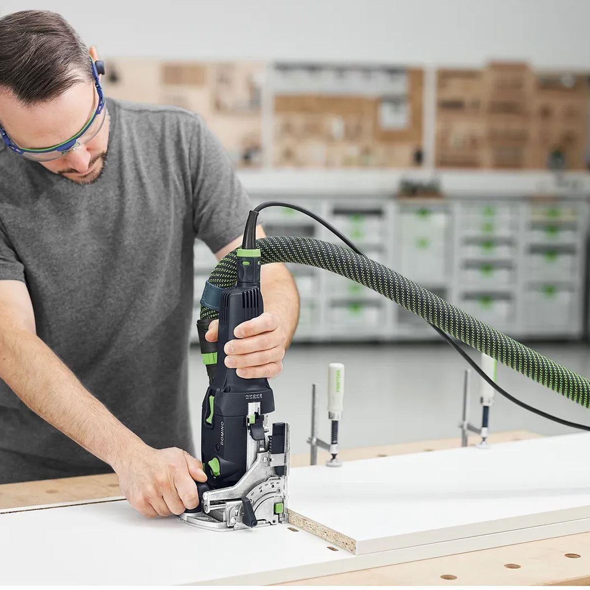 Festool DF 500 RQ-Plus 230V GB Corded DOMINO Joining Machine - 578464 With DOMINO Beech Range 576794