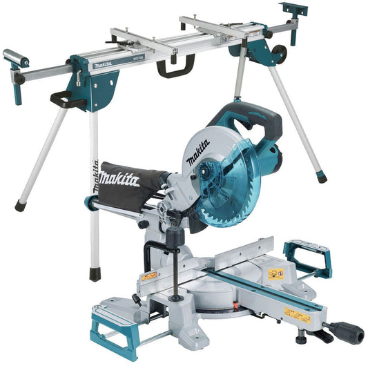 Makita LS0816F/2 216mm Slide Compound Mitre Saw 240V With Folding Leg Stand