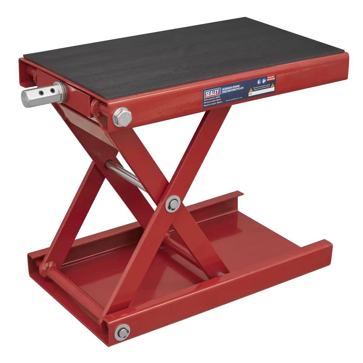 Sealey MC5908 Motorcycle Scissor Stand 450kg Capacity