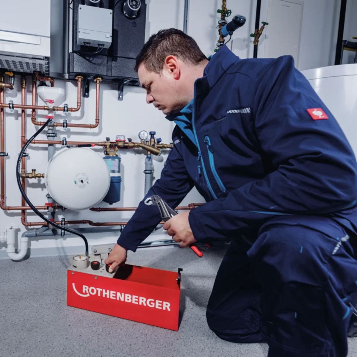 Rothenberger RP50 Pressure Testing Pump testing pipe systems and containers up to 60 bar 60200