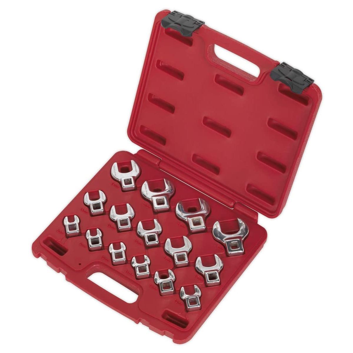 Sealey AK59891 Crow's Foot Open-End Spanner Set 3/8