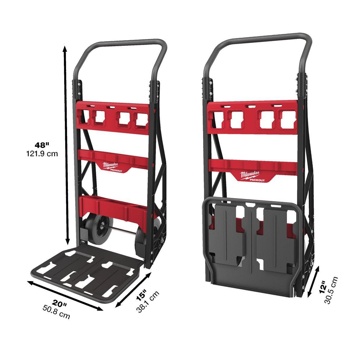 Milwaukee Packout 2 Wheeled Cart with 22
