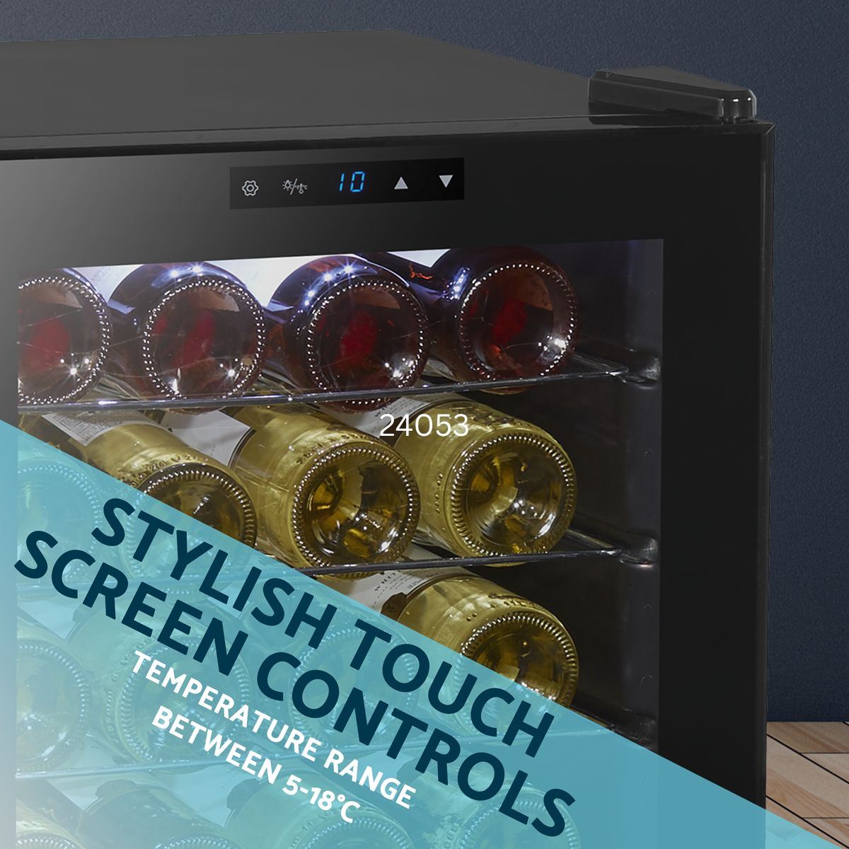 Sealey DH9 Baridi 24 Bottle Tabletop Fridge & Cooler 220-240V