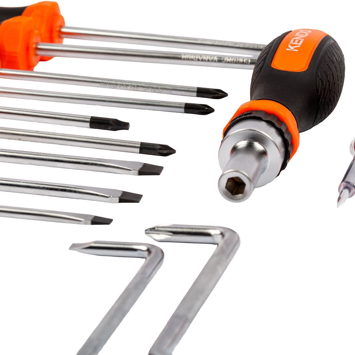 Kendo 101pc Screwdriver & Bit Set with Organiser Stand