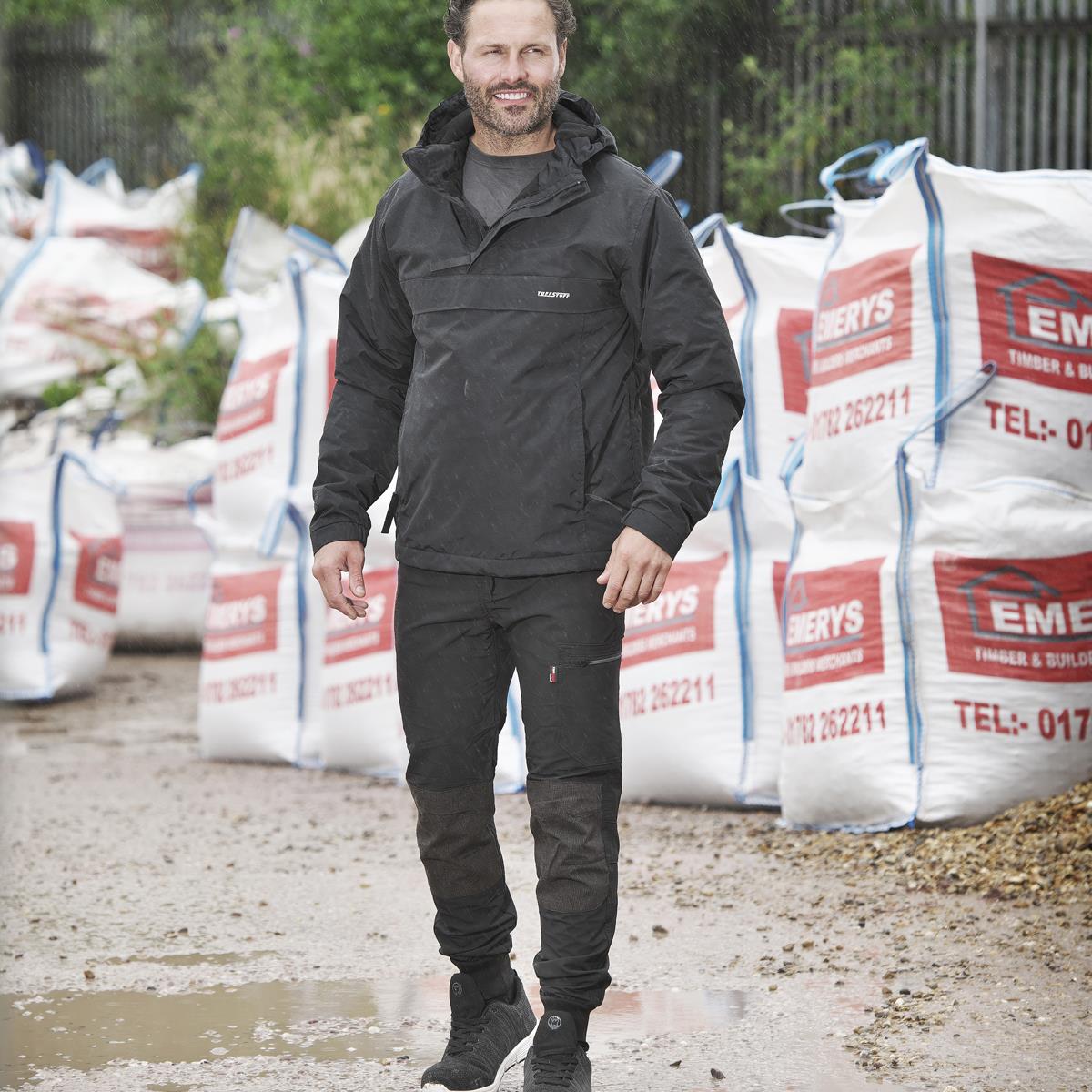 TuffStuff 718 4-Way Stretch Hyperflex Work Trousers Black - Size M