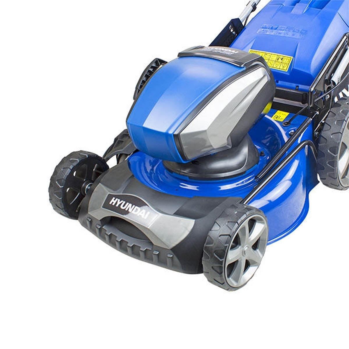 Hyundai HYM80Li460SP 80V Cordless Self Propelled Lawnmower 45cm 2 x Batteries & Charger