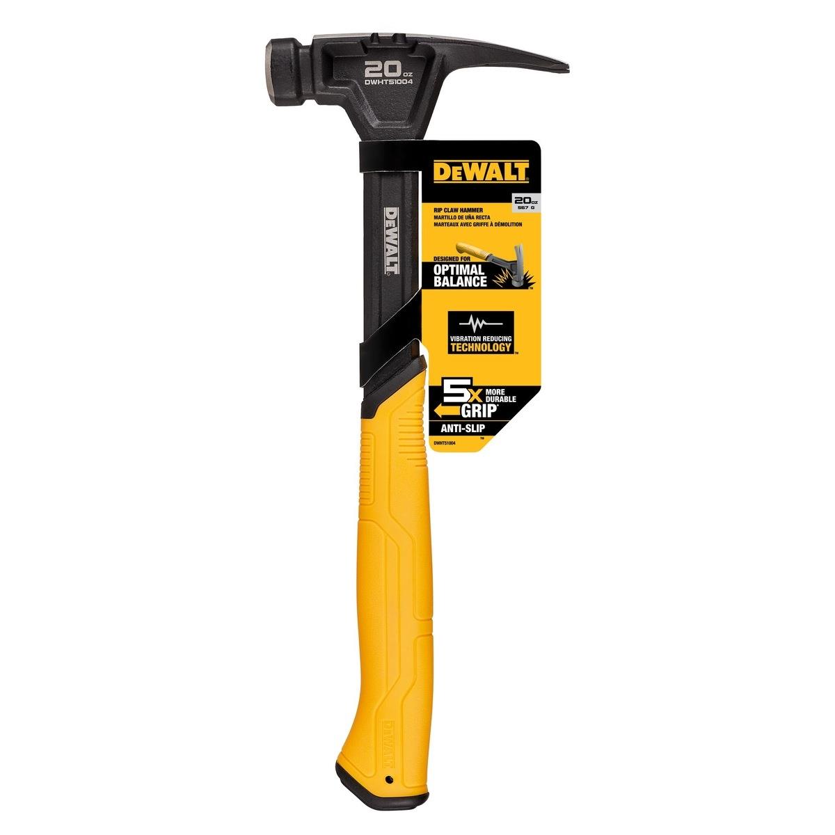 Dewalt 20oz Rip Claw Steel Hammer DWHT51004-0