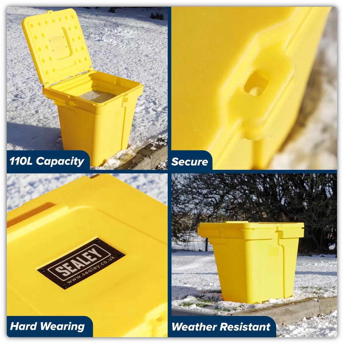 Sealey GB01 110L Grit & Salt Storage Box