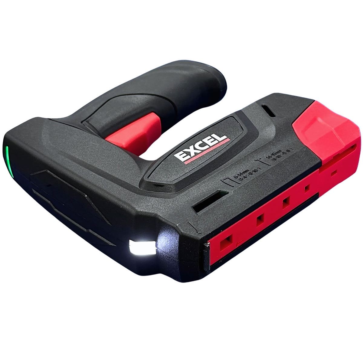 Excel 4V Cordless 2-in-1 Stapler Nailer Gun with Rechargeable Battery