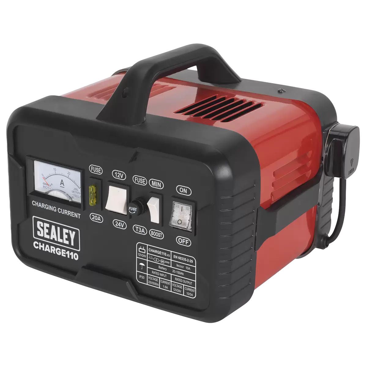 Sealey CHARGE110 Battery Charger 14Amp 230V