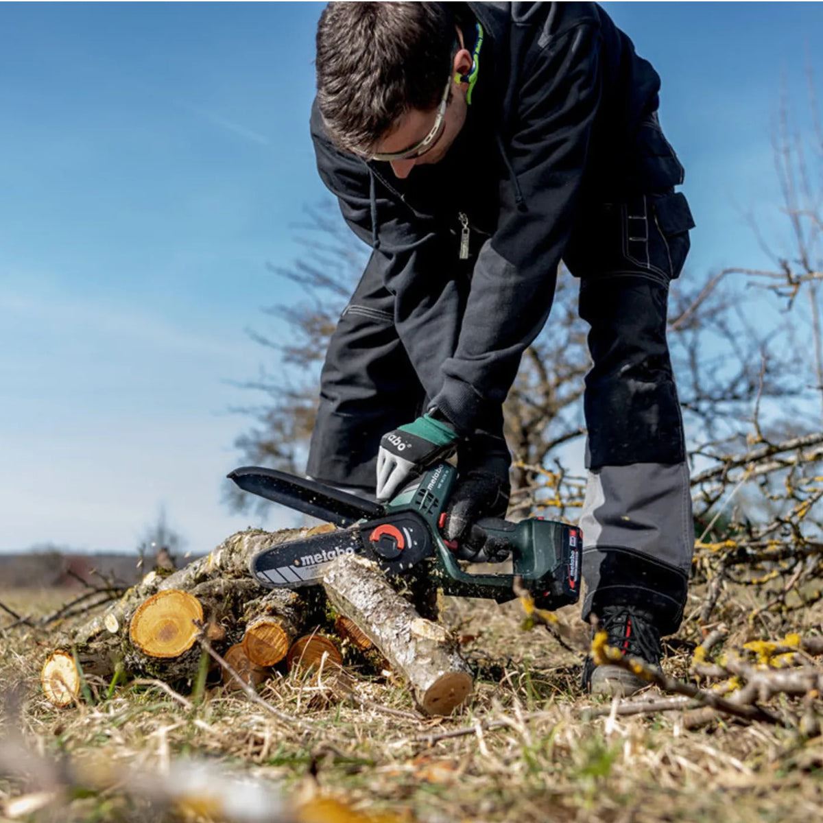 Metabo MS 18 LTX 15 18V 150mm Pruning Saw with 1 x 5.2Ah Battery Charger & Metabox