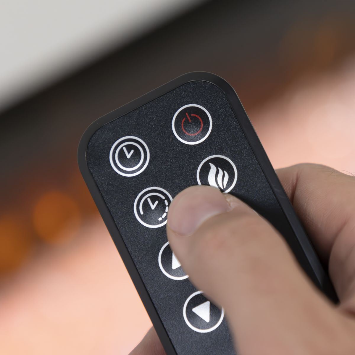 Sealey DH113 Baridi Wall Mounting Electric Fireplace with LED Flame Effect 46