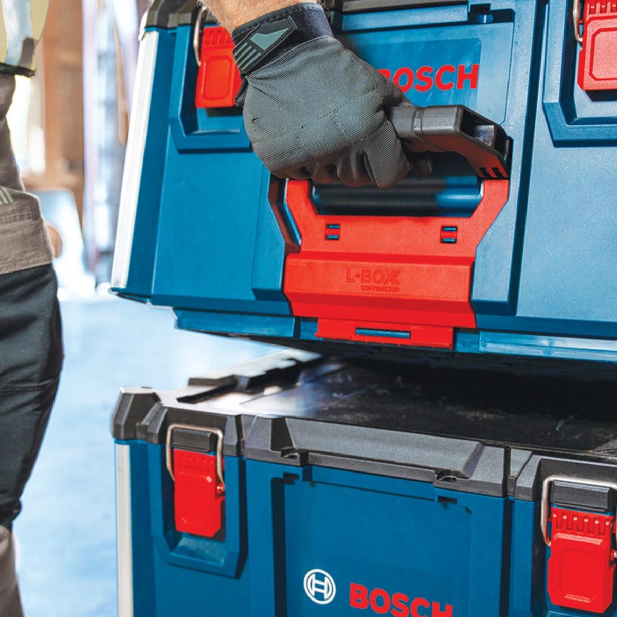 Bosch 1600A037DY 3 Piece L-BOXX Contractor Case & Trolley Set