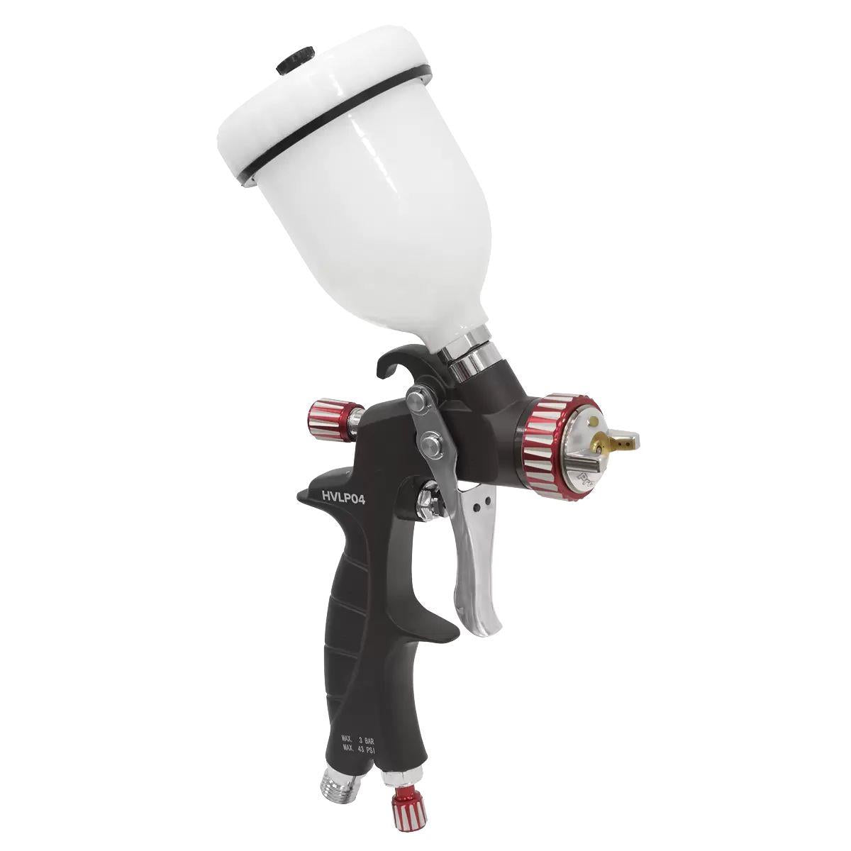 Sealey HVLP04 HVLP Gravity Feed Touch-Up Spray Gun 1mm Set-Up