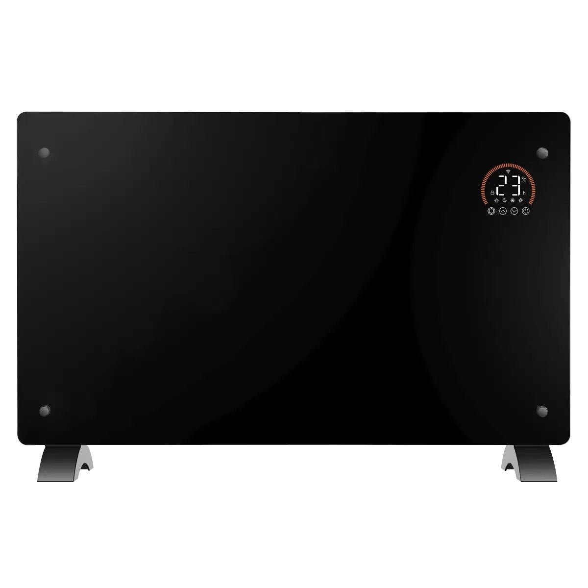 Sealey DH139 Baridi Electric Glass Panel Heater Black Remote Control & Wi-Fi 2000W