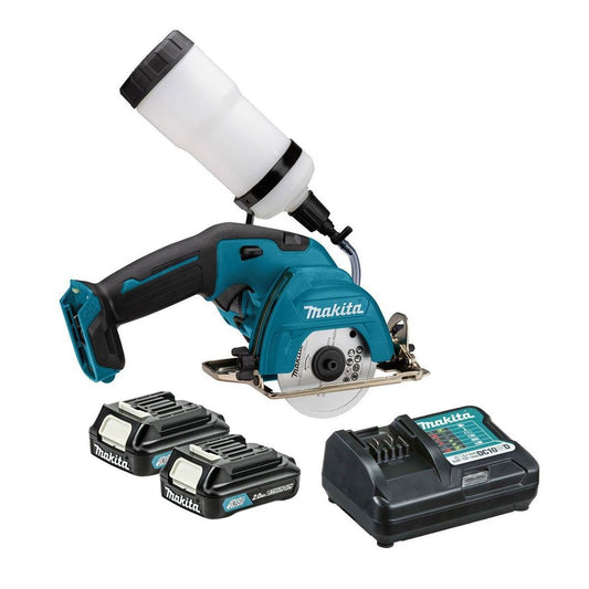 Makita CC301DWAE 12V max CXT Tile Cutter With 2 x 2.0Ah Batteries & Charger