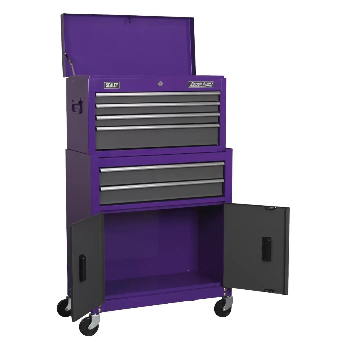 Sealey AP2200BBCP 6 Drawer Topchest & Rollcab with Ball-Bearing Slides