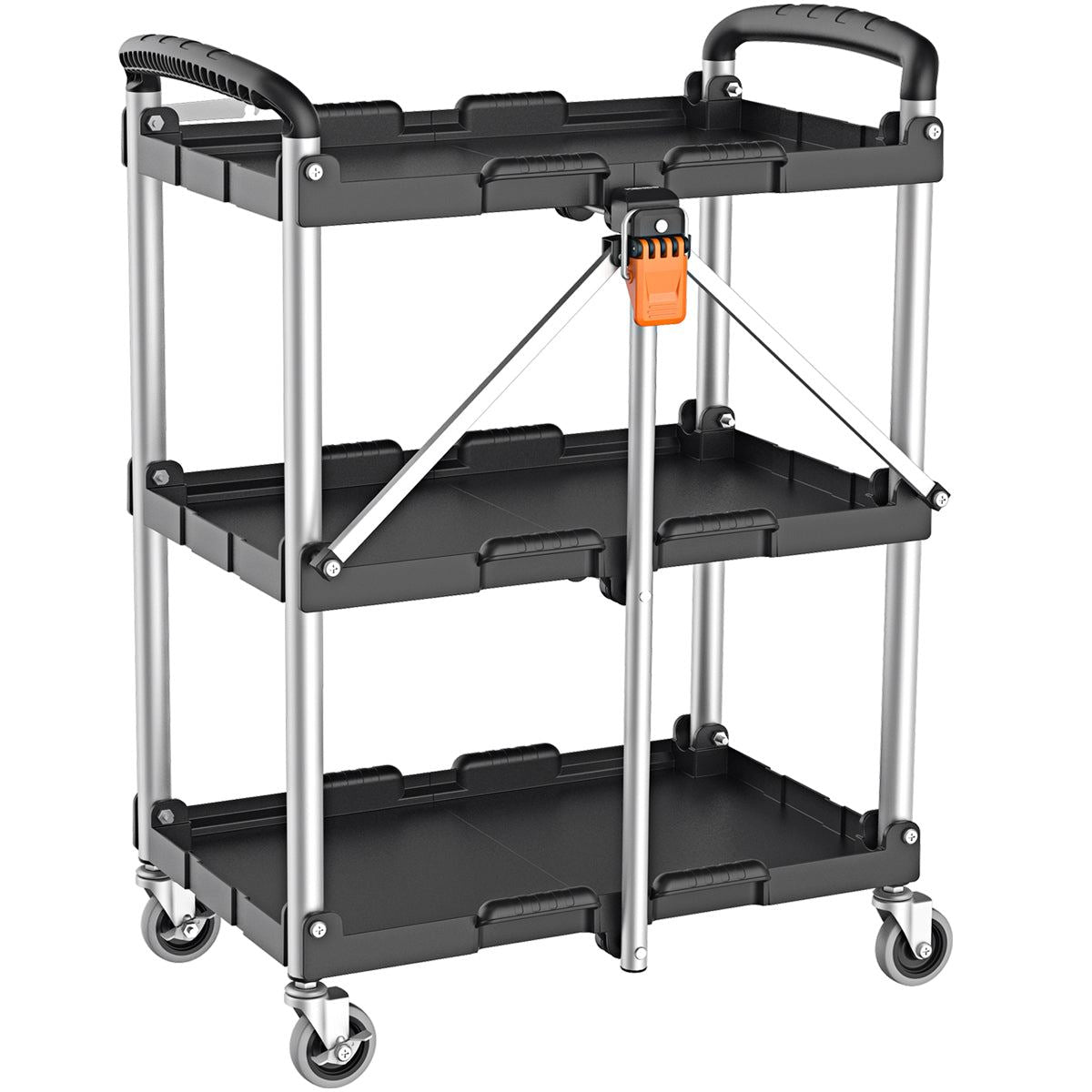 Kendo Multi-Purpose Foldable Storage Cart with Wheels