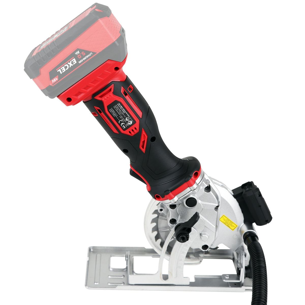 Excel 18V Cordless 115mm Mini Circular Saw (Battery & Charger Not Included)