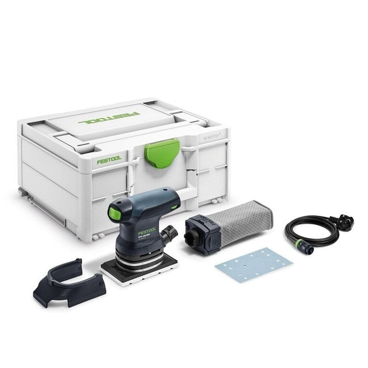 Festool RUTSCHER RTS 400 REQ-Plus Orbital Sander 230V GB With Systainer - 576053